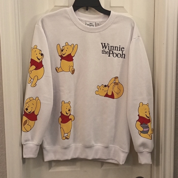 Disney Sweaters New Disney Winnie The Pooh All Over Print Crew Neck